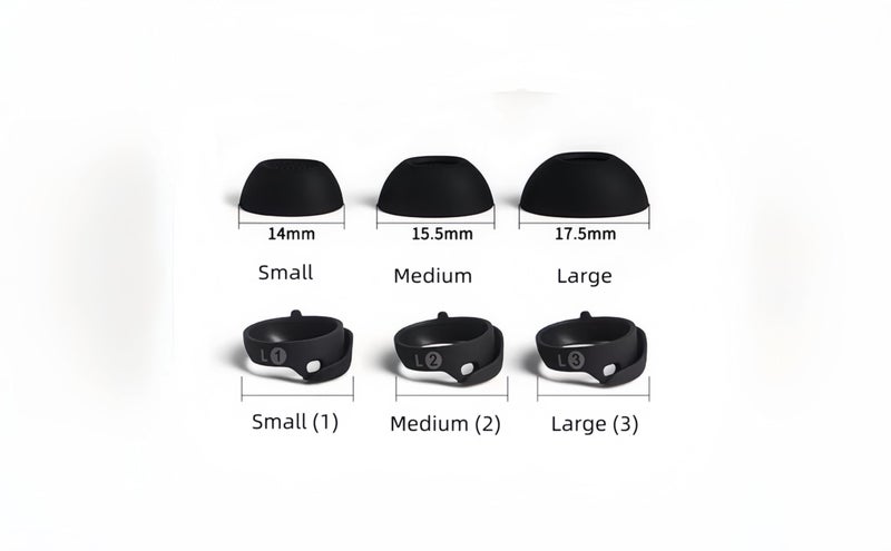 Wiki VALLEY 6 Pairs Replacement Ear Tips for Bose QuietComfort Ultra Earbuds (2023) & Bose QuietComfort Earbuds II (2022) - Anti-Slip Silicone Wingtip Covers Eartip-Black - Image 5