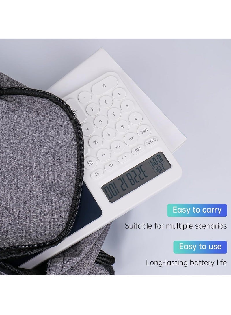 Captaintech 2 in 1 Foldable Scientific Calculator with Notepad Stand - LCD Display, Button Battery, Storage Pen - Ideal for Students and Office Use - Image 5