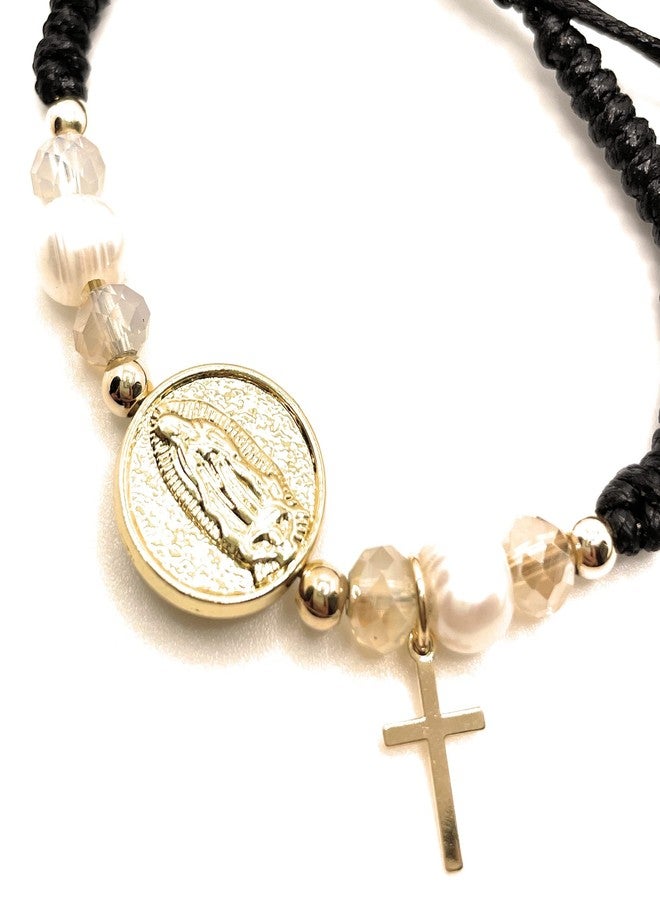 Genérico Our Lady of Guadalupe Bracelet, Guadalupe Bracelet, Virgin Mary Bracelet, Guadalupe Bracelet for Women, Mexican Jewelry, Mexican Protection Bracelet, Mexican Virgin Bracelet, Religious Bracelet. - Image 4