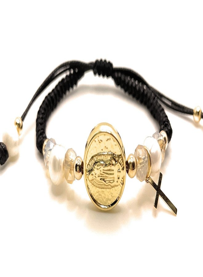 Genérico Our Lady of Guadalupe Bracelet, Guadalupe Bracelet, Virgin Mary Bracelet, Guadalupe Bracelet for Women, Mexican Jewelry, Mexican Protection Bracelet, Mexican Virgin Bracelet, Religious Bracelet. - Image 1