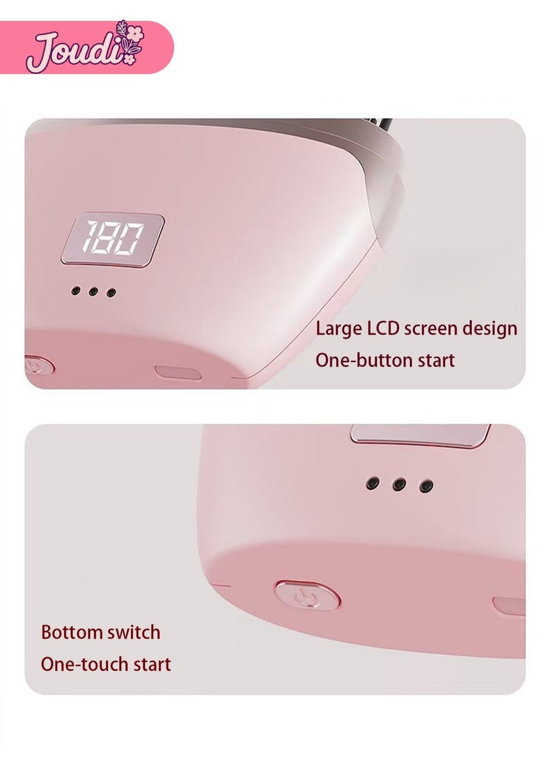 Joudi Portable Mini Hair Straightening Brush Comb Electric No Hair Damage Hot Straightening Comb - Image 4