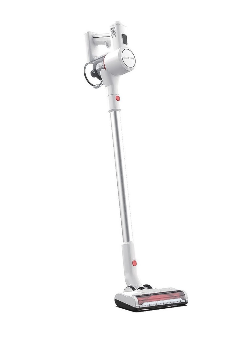 GREEN LION - 130 Watts Turbo Vacumm Cleaner with 0.5 Litre Dust Tank Capacity, 2200mAH Battery Capacity, Motorized Brush, Washable Filter and supports 2 Speed Modes with LED display Green Lion - White - Image 1