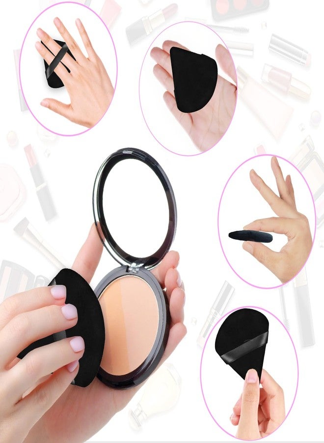 Jolbndcv 100PCS Black Triangle Powder Puff Face Makeup Powder Puffs Sponge Soft Powder Puffs for Loose Powder Cosmetic Foundation - Image 5