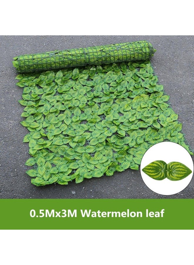 Artificial Leaf Fence Wall Landscaping Fence Privacy Fence Screen Outdoor Garden Backyard Balcony Fence 