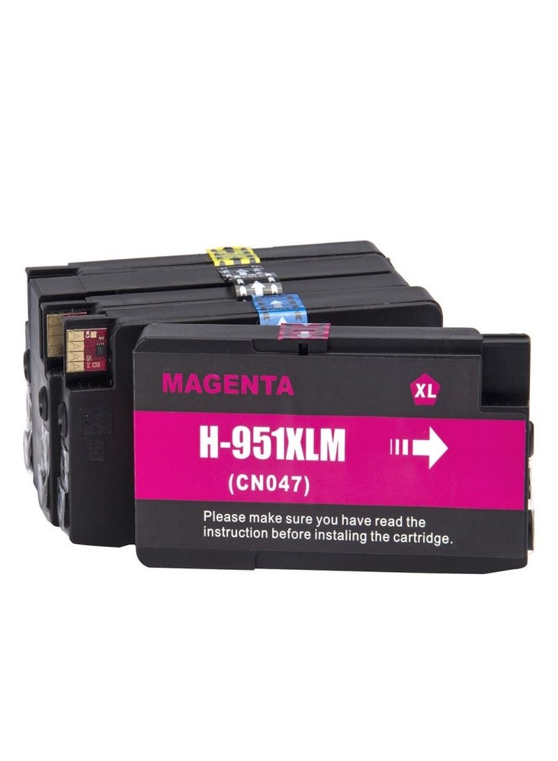 4 عبوات مناسبة لطابعة HP8100 8600 8610 8620 276dw خرطوشة حبر HP950 951 - Image 2