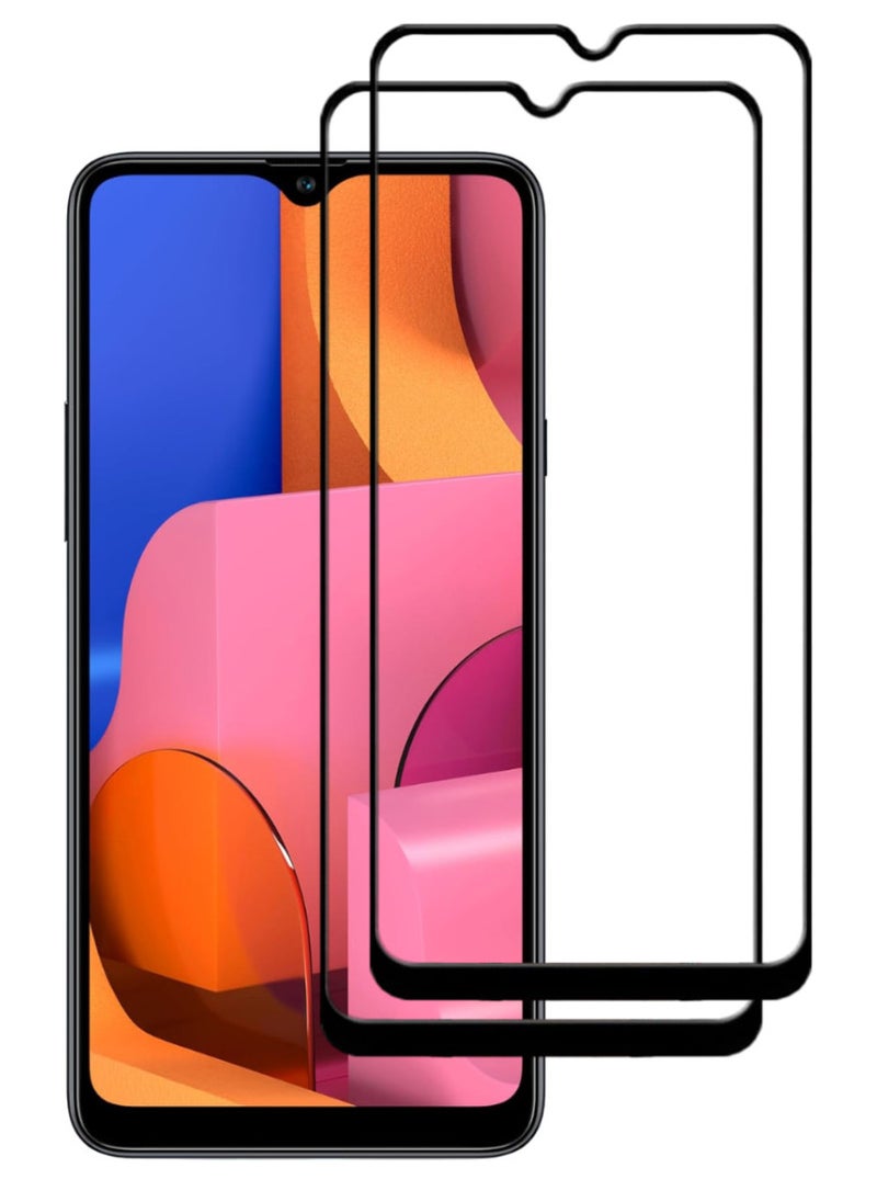 ACLIX 2 Pieces Antistatic ESD Dustproof Premium Quality High Definition Tempered Glass Screen Protector Designed For Samsung Galaxy A20s - Image 1