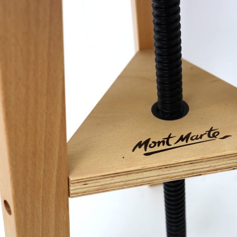 Mont Marte Mont Marte Drafting Stool with Adjustable Height, Artist Stool,Office Studio Stool, Up to 110 KG,Beech Wood, Perfect for Artists Studio,Home Use,Kitchen,Bars  - Image 4