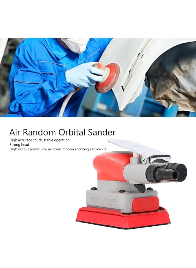 إيروريكس ماكينة صنفرة عشوائية مدارية بسرعة 10000 دورة في الدقيقة وماكينة صنفرة هوائية منخفضة الاهتزاز وعالية التحمل لتصنيع الأخشاب والمواد المركبة المعدنية - Image 2