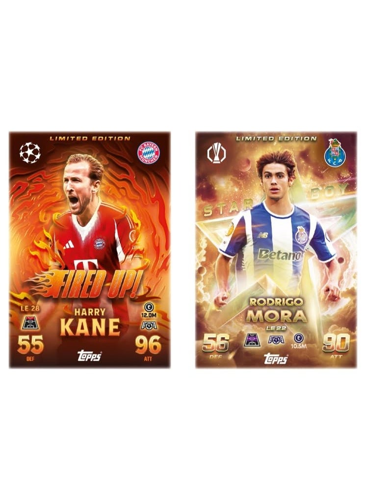 توبس لعبة بطاقات التداول والتحصيل Topps UEFA Champions League Match Attax 2025-26 (عبوة مغلفة تحتوي على 34 بطاقة) - Image 2