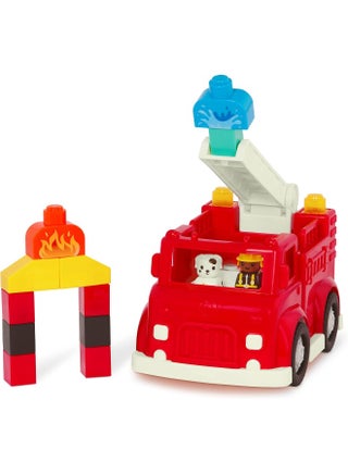 Toy Fire Truck, 16Pc Construction Set, 2 Figures And Blocks, Loc-Bloc Fire Engine And Build On Vehicle Toy, Pre School Toys, Best Gift For Babies And Toddlers - pzsku/ZEB40094E30AE28BED4A3Z/45/1750749307/a3f20c40-de48-4773-be49-1509f16e32b3