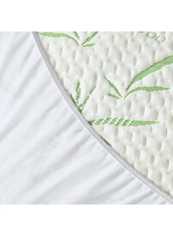 Home Box Bamboo Waterproof Queen Mattress Protector 200 x 33 x 150 cm
