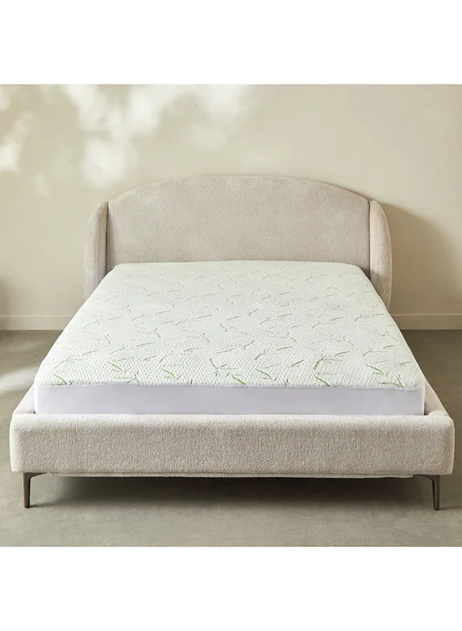Home Box Bamboo Waterproof Queen Mattress Protector 200 x 33 x 150 cm