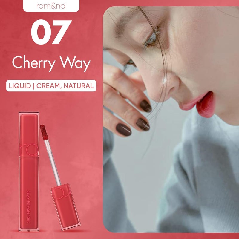 rom&nd dewy·ful water tint 07 cherry way - Image 1