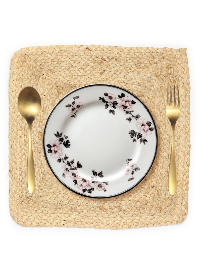Raymond Handmade Jute Placemat –  eco-friendly, durable jute mat. Perfect for dining, decor, or gifting! 35 CM, 14 INCH - 4 Pcs Set  - Image 3