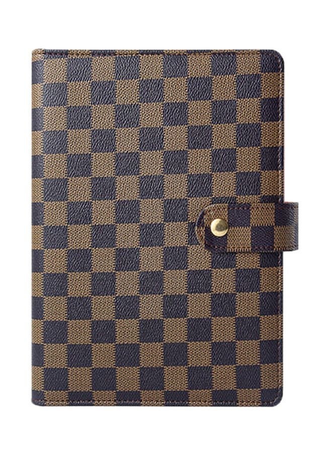 NIBEMINENT A5 Designed Ring Binder Notebook Brown/Black  - Image 1