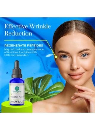 Skin Perfection Copper Peptides Serum For Face & Hair - Anti Aging Serum  With Ghk Copper Peptide For Fine Lines & Wrinkles