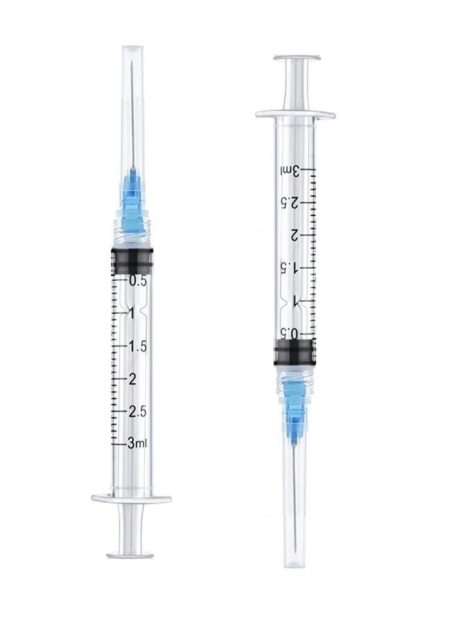 Medical Disposable Syringe 3ML With Needle Individually Sealed ( 100 Pack ) - Image 2