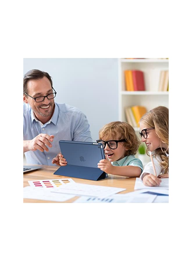 Procases iPad 10.2 Case iPad 9th Generation 2021/ iPad 8th Generation 2020/ iPad 7th Generation 2019 Case, Slim Stand Hard Back Shell Protective Smart Cover Case for iPad 10.2 Inch -Darkblue - Image 4