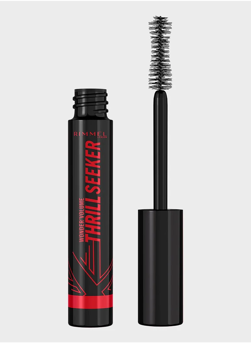 RIMMEL LONDON Wonder'Volume Thrill Seeker Mascara - 004 - Pitch Black, 8ml