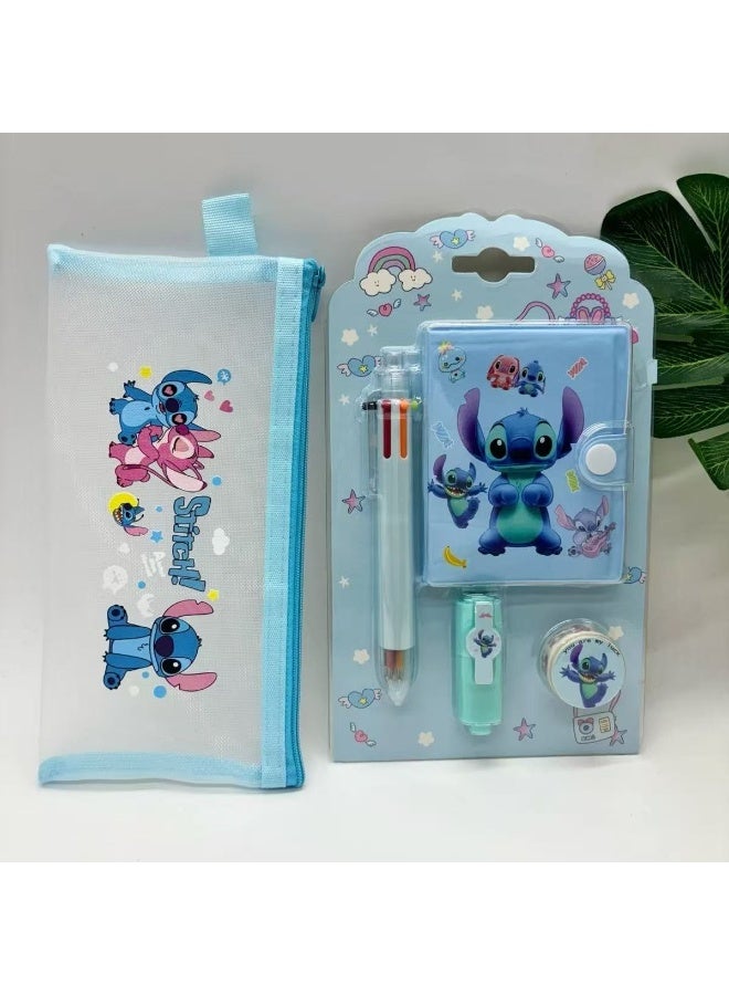 مجموعة دفاتر ستيتش (قلم رصاص أزرق)