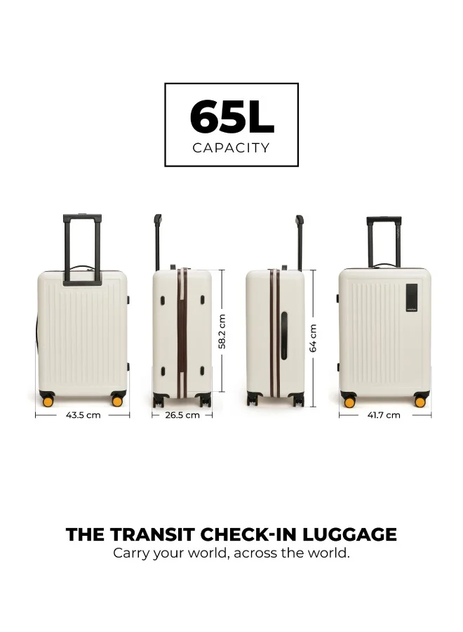 Mokobara The Transit Luggage Poly-Carbonate Hard Sided 8 Silent Ninja Wheels for Travelling (Still Loading Brownray, Cabin)