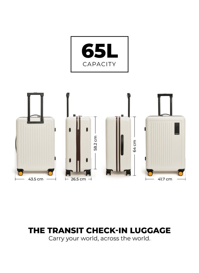 MOKOBARA The Transit Luggage Poly-Carbonate Hard Sided 8 Silent Ninja Wheels for Travelling (Still Loading Brownray, Cabin)