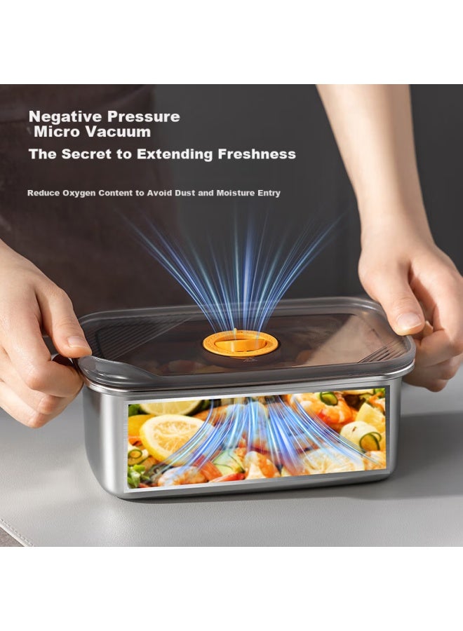 Tafuco Stainless Steel Food Storage Container, 316l Food-grade Lunch Box, Sealed Bento Box, Storage Container With Lid, Refrigerator Organizer, T5387 - Image 3