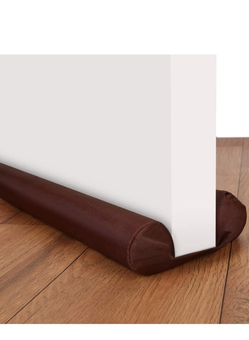 ELTRAZONE Under Door Draft Blocker Twin draft guard reduce Noise Breeze Blocker Adjustable Door gap Sweeps  - Image 1