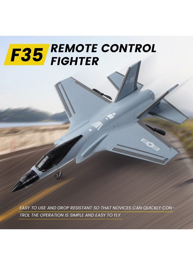 BEHORSE Rc Plane F 35 Rc Airplane Ready To Fly 2 Channel 2.4Ghz Remote Control Plane Remote Control Airplanes For Kids Boys Girls Adults Beginners  - Image 3