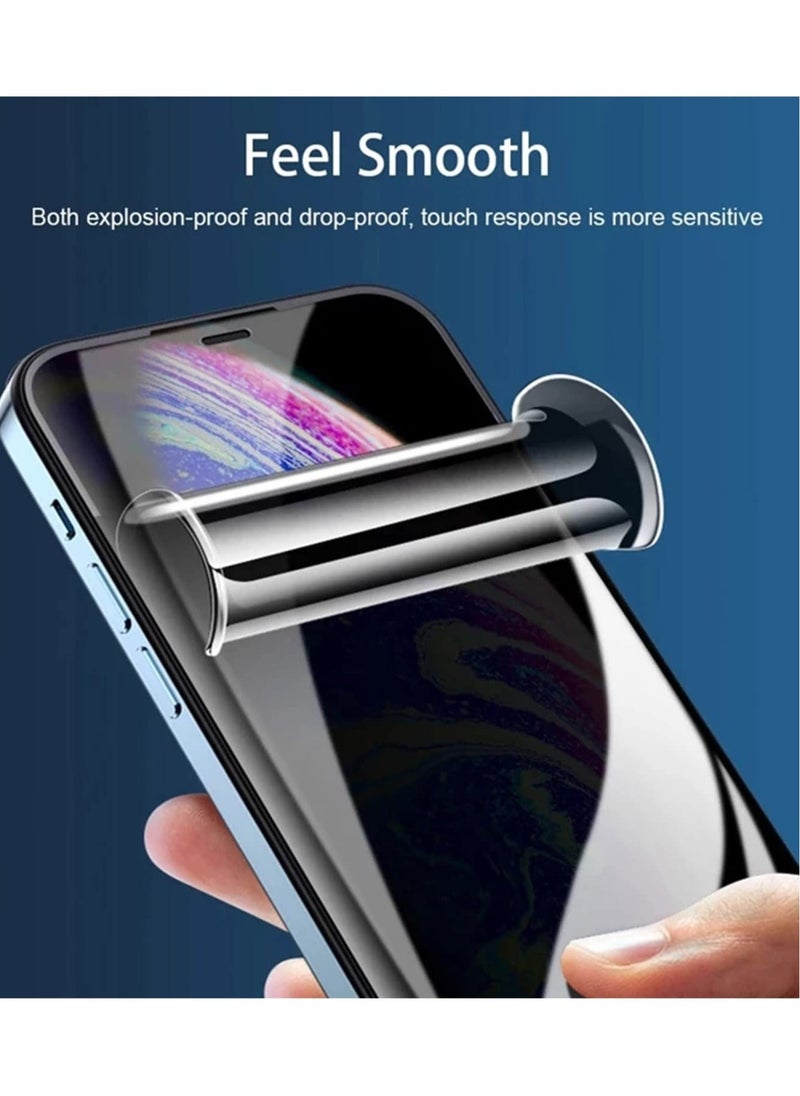 Raxoom [4 Pack] Compatible with iPhone 14 Pro Max Privacy Screen Protector Camera Lens Protector Anti-Spy Soft Film [2022] Hydraulic Film (iPhone 14Pro Max) - Image 2