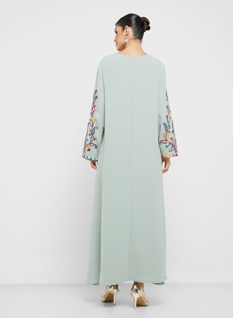 Khizana Embroidered Jalabiya  - Image 2