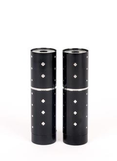 LUSTER 2pc An elegant small flashlight in the shape of a lipstick with a hanger,black  - Image 2