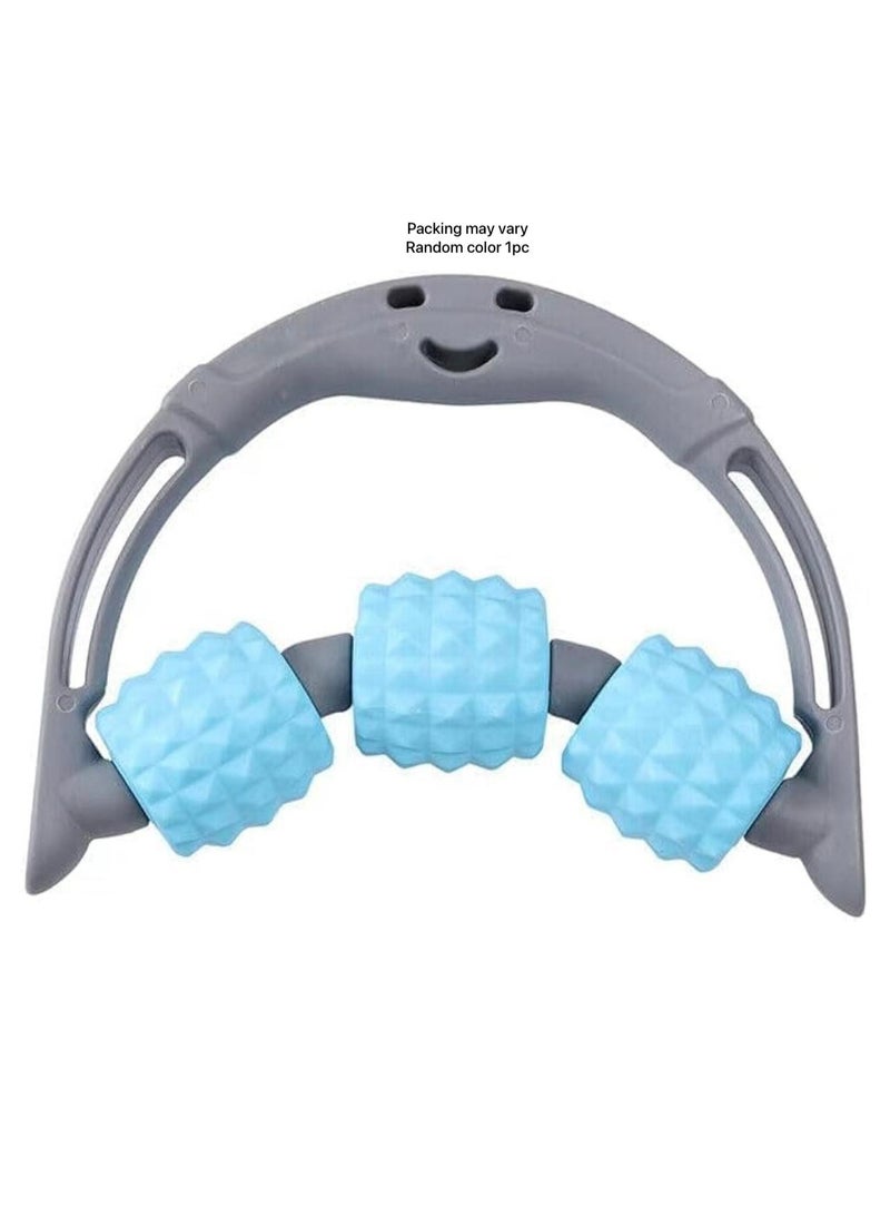 A manual massager for all body areas (arms, feet, and neck). Easy to use for massage and pain relief. Random color. One piece. - Image 1