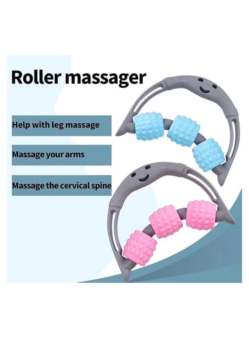 A manual massager for all body areas (arms, feet, and neck). Easy to use for massage and pain relief. Random color. One piece. - Image 2