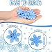 Liliful 80 Pcs Winter Snowflake Fidget Toys Bulk Soft Sensory Fidget Sticky Toys Blue Snowflake Party Favors Stress Relief Gifts for Winter Goodie Bag StuffersChic - Image 4
