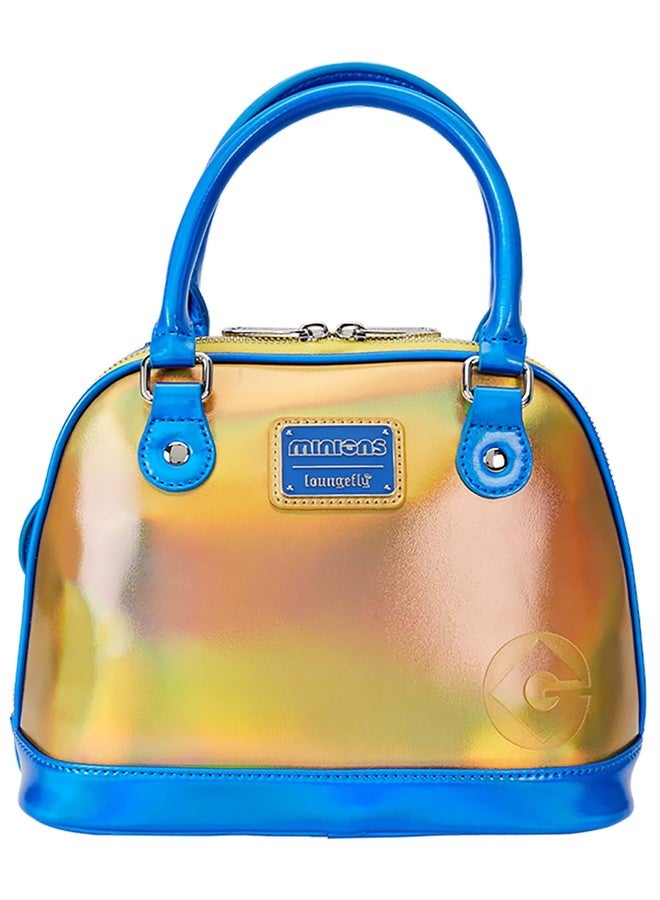 Loungefly Despicable Me Minions Crossbody Bag | Blue & Iridescent Yellow Cosplay Minions Accessories Standard - Image 5