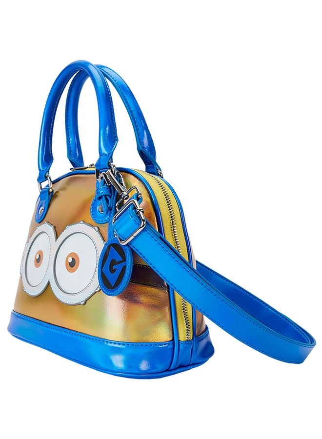 Loungefly Despicable Me Minions Crossbody Bag | Blue & Iridescent Yellow Cosplay Minions Accessories Standard - Image 3