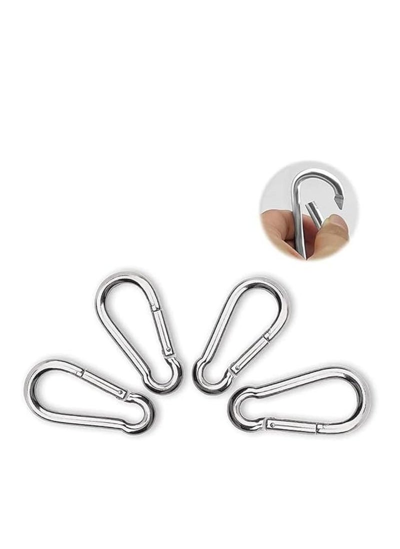Carabiner Clip Heavy Duty Stainless Steel Spring Buckle Hook  - Image 2