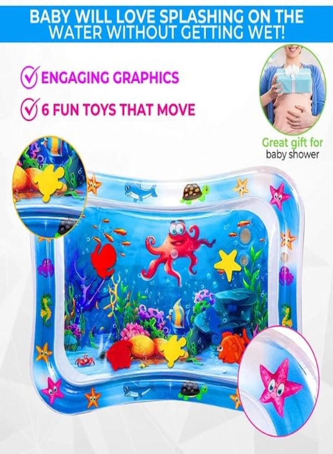A4ARRIYAN Baby Play Mat for Infants | Tummy Time Activity Toy for 6 to 12 Months Babies | Foldable Soft Crawling Slapped Mat with inbuilt Toys & Sensory Learning Activities - Image 3