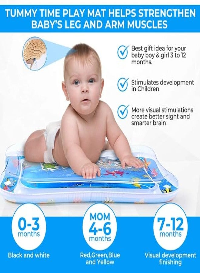 A4ARRIYAN Baby Play Mat for Infants | Tummy Time Activity Toy for 6 to 12 Months Babies | Foldable Soft Crawling Slapped Mat with inbuilt Toys & Sensory Learning Activities - Image 5