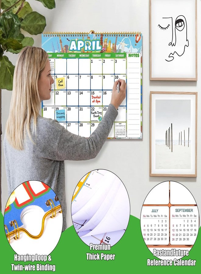 Rongyman Wall Calendar 2026-2027 (July 2026 - December 2027) - 18 Month Large Hanging Calendar 14.57 x 11.42 Inches, Monthly Planner with Ruled Blocks, Thick Paper, Holidays, To-Do List & Notes for Home, Office, Classroom - Image 4