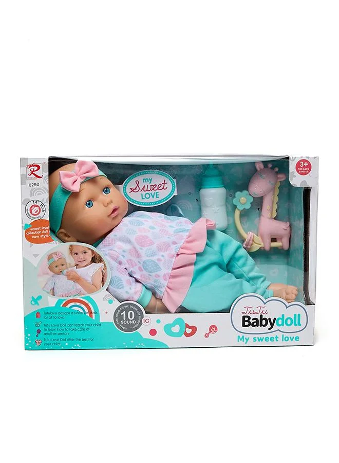 Babies & More Babies & More Girls Multicolor Doll Toy