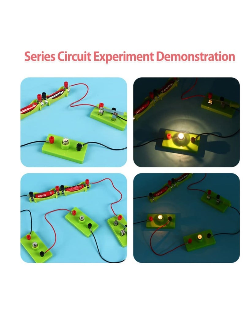 Excefore - Circuit Kits Toys, Physics Electric Circuit Learning Starter Kit, Experiments Beginner Circuit Learning Project, Suitable for Junior Senior High School Students (Series Parallel Circuit) - Image 1