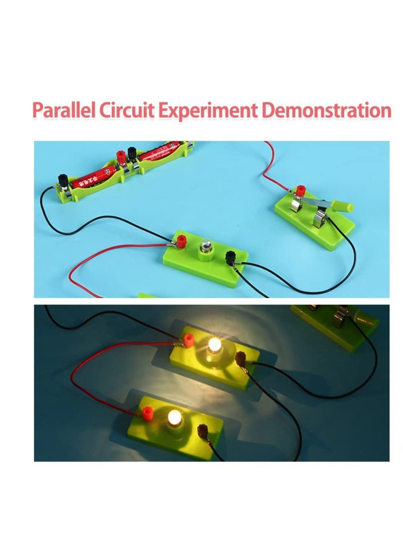 Excefore - Circuit Kits Toys, Physics Electric Circuit Learning Starter Kit, Experiments Beginner Circuit Learning Project, Suitable for Junior Senior High School Students (Series Parallel Circuit) - Image 1