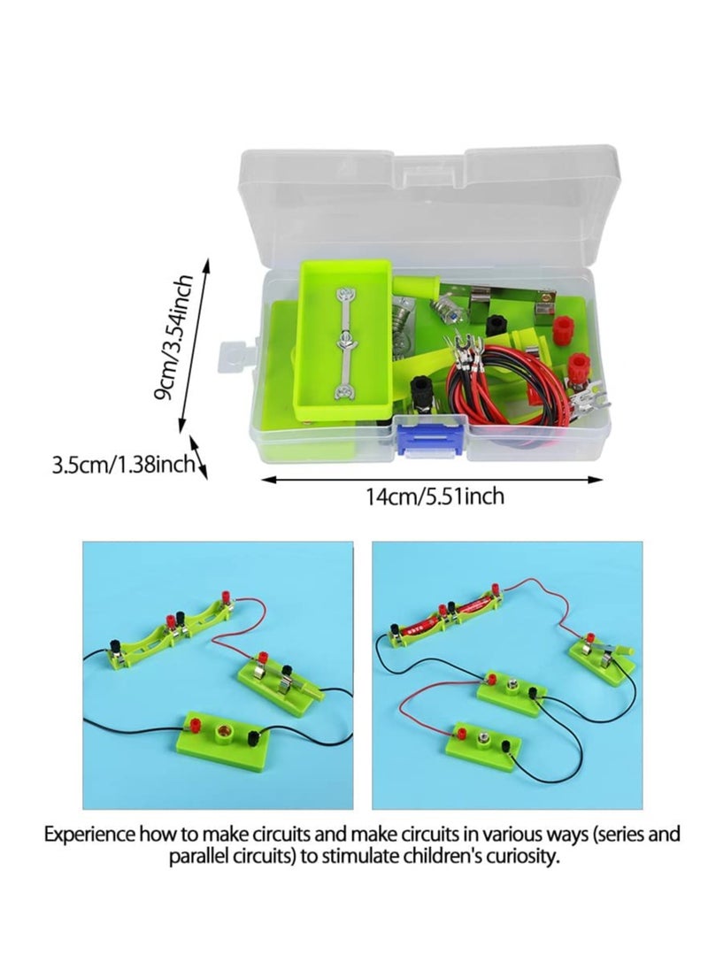 Excefore - Circuit Kits Toys, Physics Electric Circuit Learning Starter Kit, Experiments Beginner Circuit Learning Project, Suitable for Junior Senior High School Students (Series Parallel Circuit) - Image 1