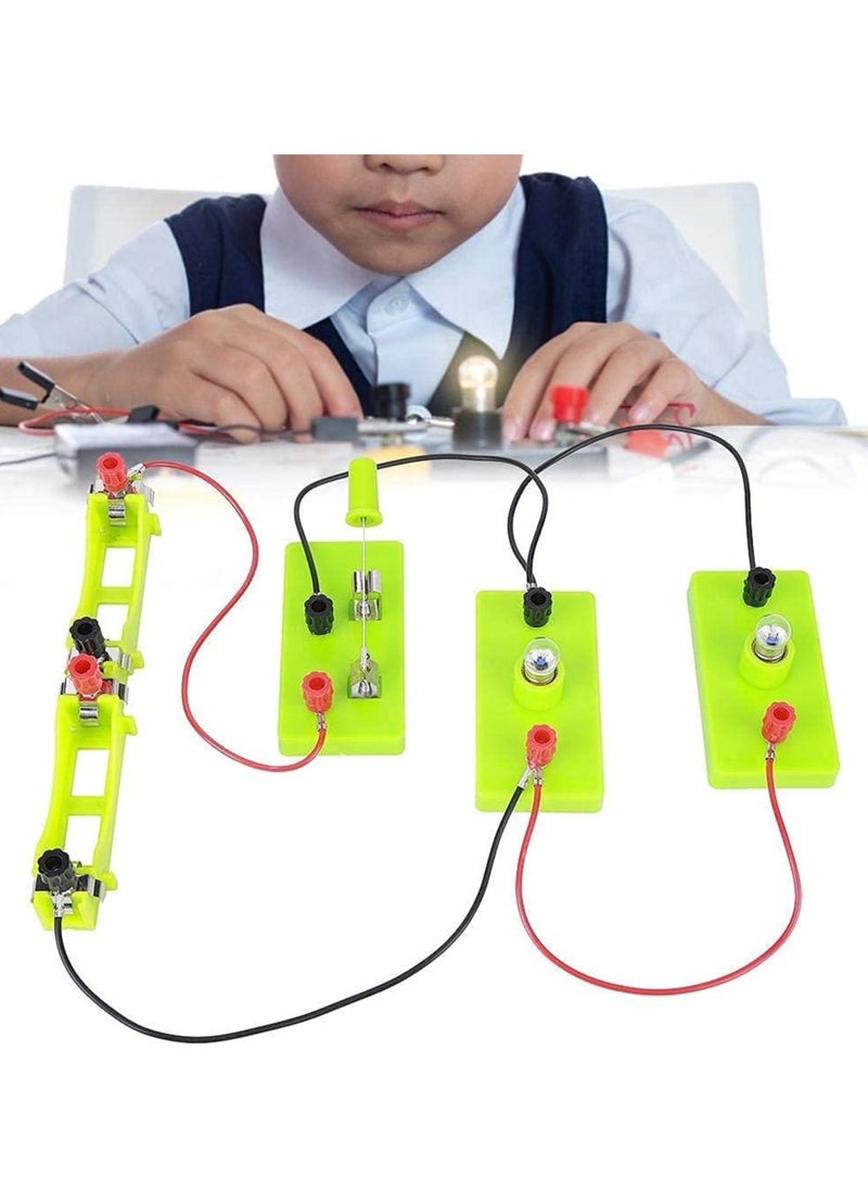 Excefore - Circuit Kits Toys, Physics Electric Circuit Learning Starter Kit, Experiments Beginner Circuit Learning Project, Suitable for Junior Senior High School Students (Series Parallel Circuit) - Image 1