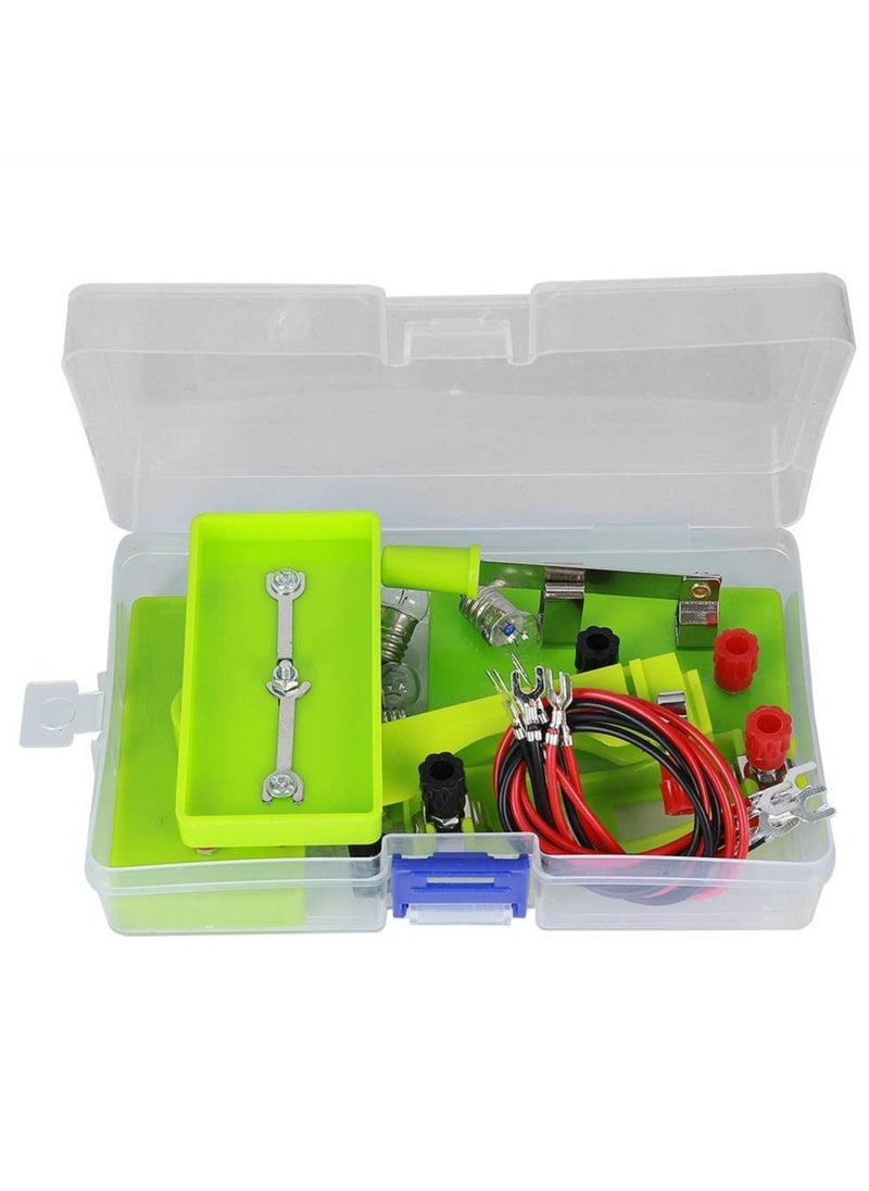 Excefore - Circuit Kits Toys, Physics Electric Circuit Learning Starter Kit, Experiments Beginner Circuit Learning Project, Suitable for Junior Senior High School Students (Series Parallel Circuit) - Image 1