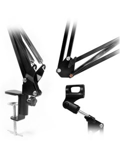 DIGI CORE Professional Microphone Stand For Recording Podcast Stand And Video Making Broadcast Studio Mic Suspension Boom Scissor Arm Stand  - Image 2