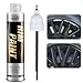 xdotoar Gloss Black Rim Touch Up Paint Efficient Car Alloy Wheel Scratch Repair Kit Quick and Easy Remover Curb Rash Universal and Color Accurate Long lasting Resists Water Uv Rays - Image 2