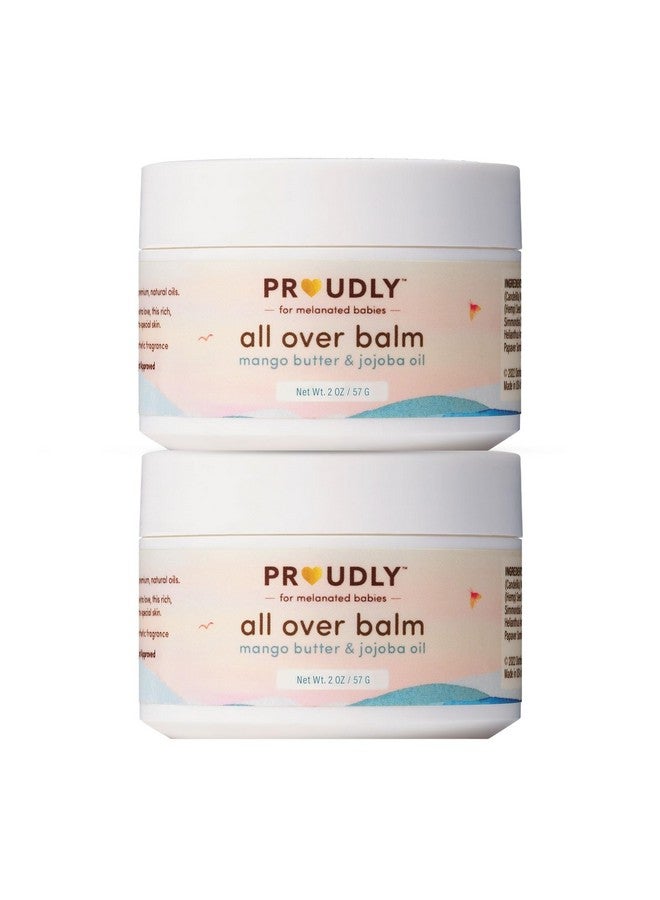 PROUDLY All Over Balm by Gabrielle Union & Dwyane Wade, Helps Relieve Cradle Cap & Eczema, for Black & Brown Babies, Dry, Sensitive Skin, Frangrance Free, 2-Pack (2 oz each) - Image 1